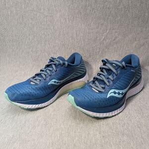 Saucony Guide 13 Running Shoes Women's 7 Blue Sneakers